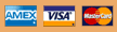 American Express, Visa & Mastercard Accepted